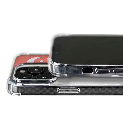 Singapore Flag Distressed iPhone 13 Pro MagSafe Case